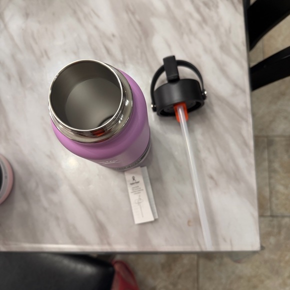 Hydro Flask Lavender Bottle with Black Lid - Picture 4 of 5